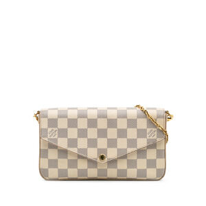 Pre-Loved Louis Vuitton Damier Azur Pochette Felicie
